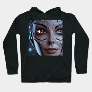 Enhanced Cyberpunk Woman Hoodie